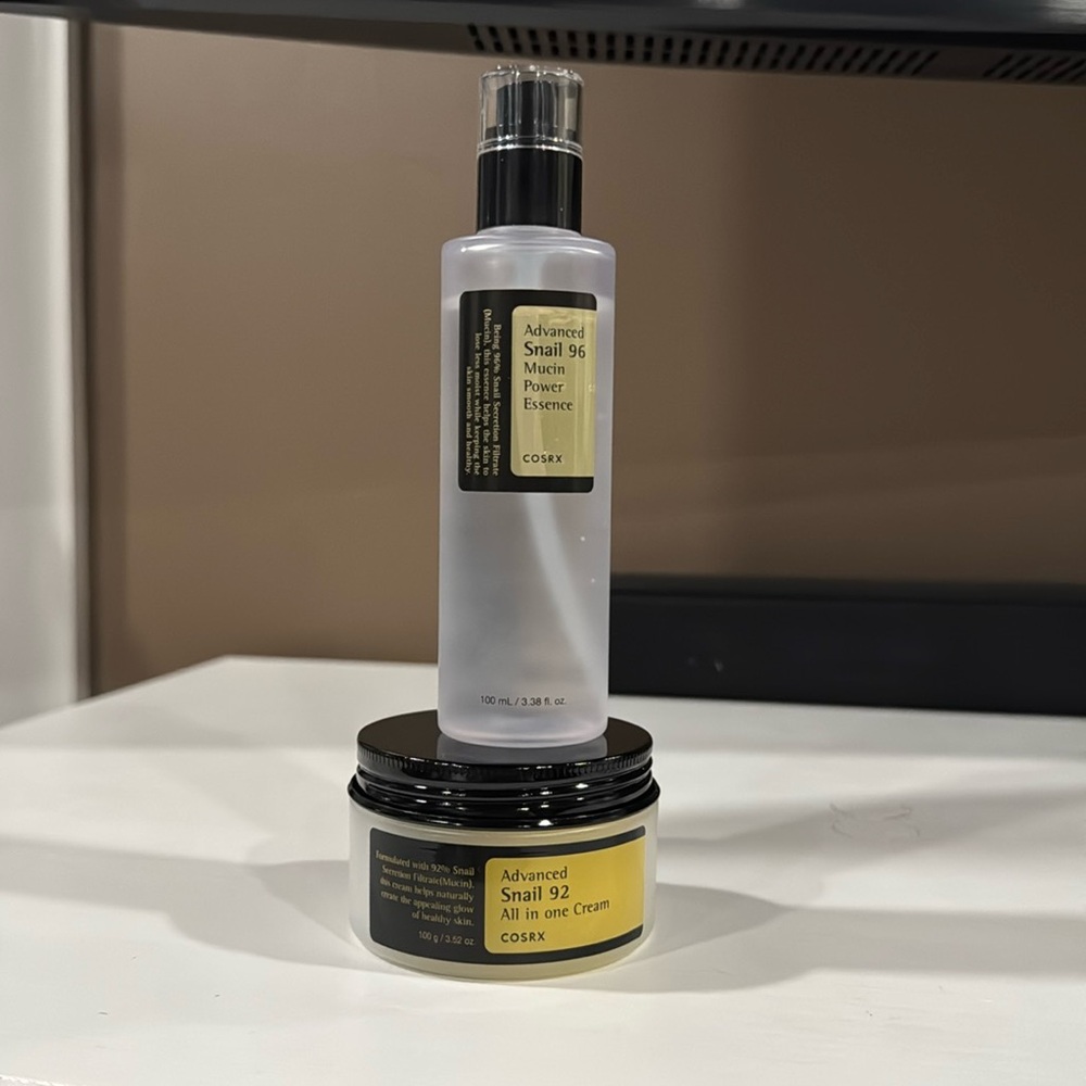 COSRX Snail Muccin Power Essence and All in one Cream
